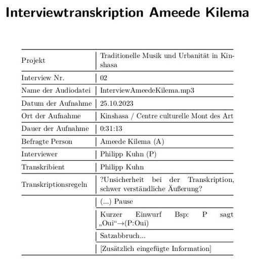 Transkription