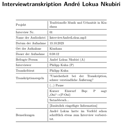Transkription